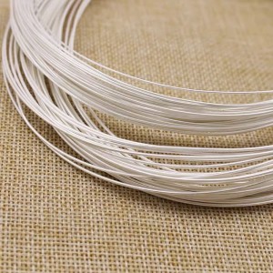 0.5mm 1.3mm High Purity Time-effective Stress Relief 4n 5n 6n Silver Wire for Audio Applications